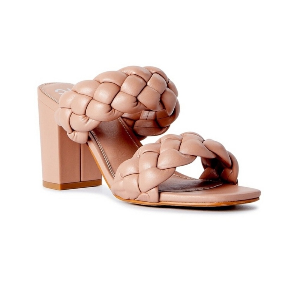 Madden NYC Braided Block Heel